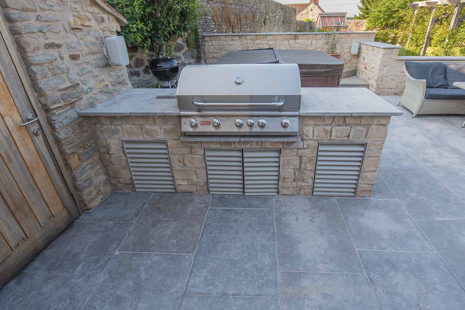 Selby Landscapes | Moat House | hot-tub and bbq Selby Landscapes | Moat House | hot-tub and bbq