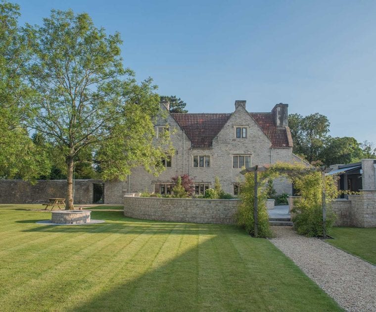 Selby Landscapes | Moat House | large garden view