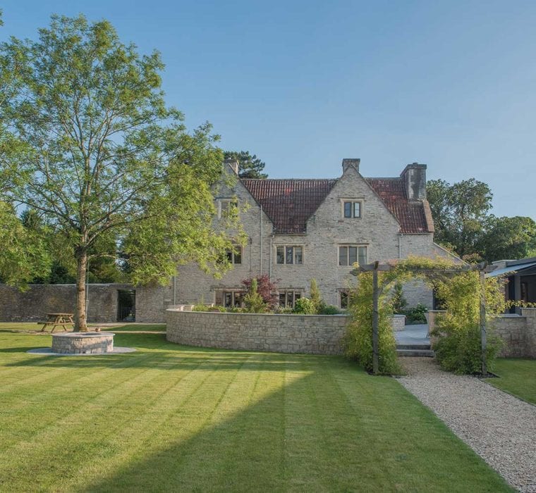 Selby Landscapes | Moat House | large garden view