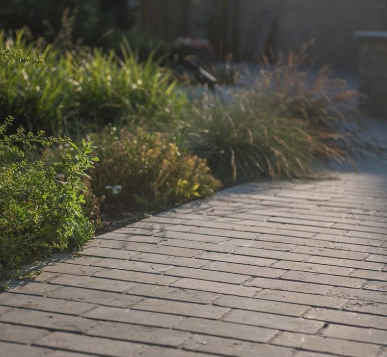 Selby Landscapes | Moat House | planting detail and brickwork