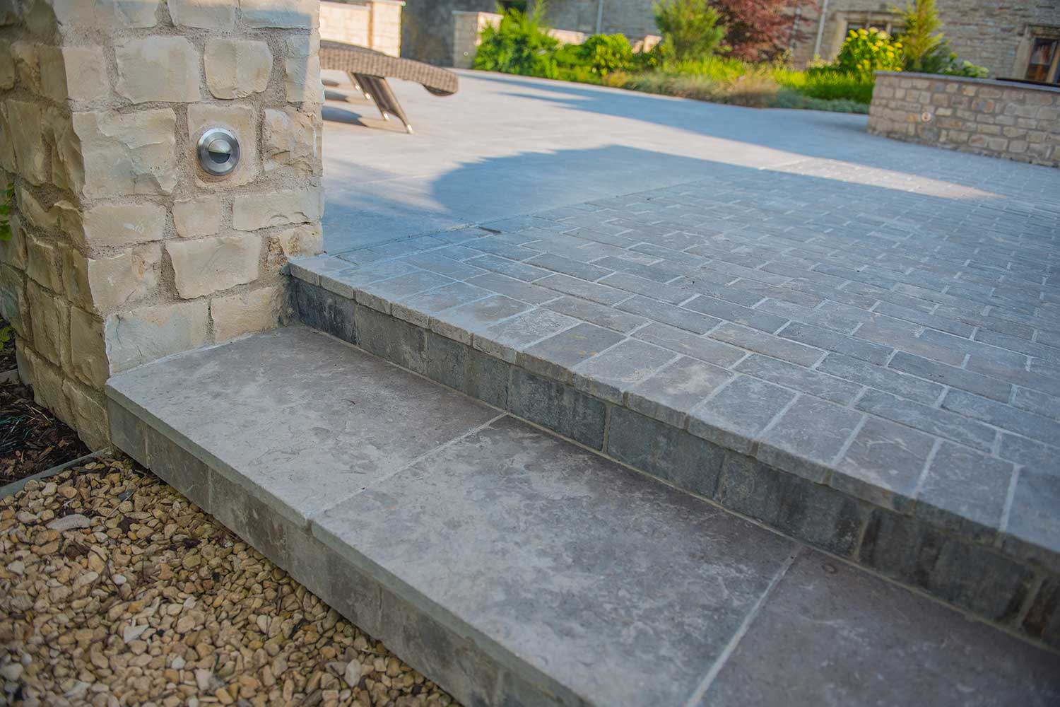 Selby Landscapes | Moat House | paving and steps Selby Landscapes | Moat House | paving and steps