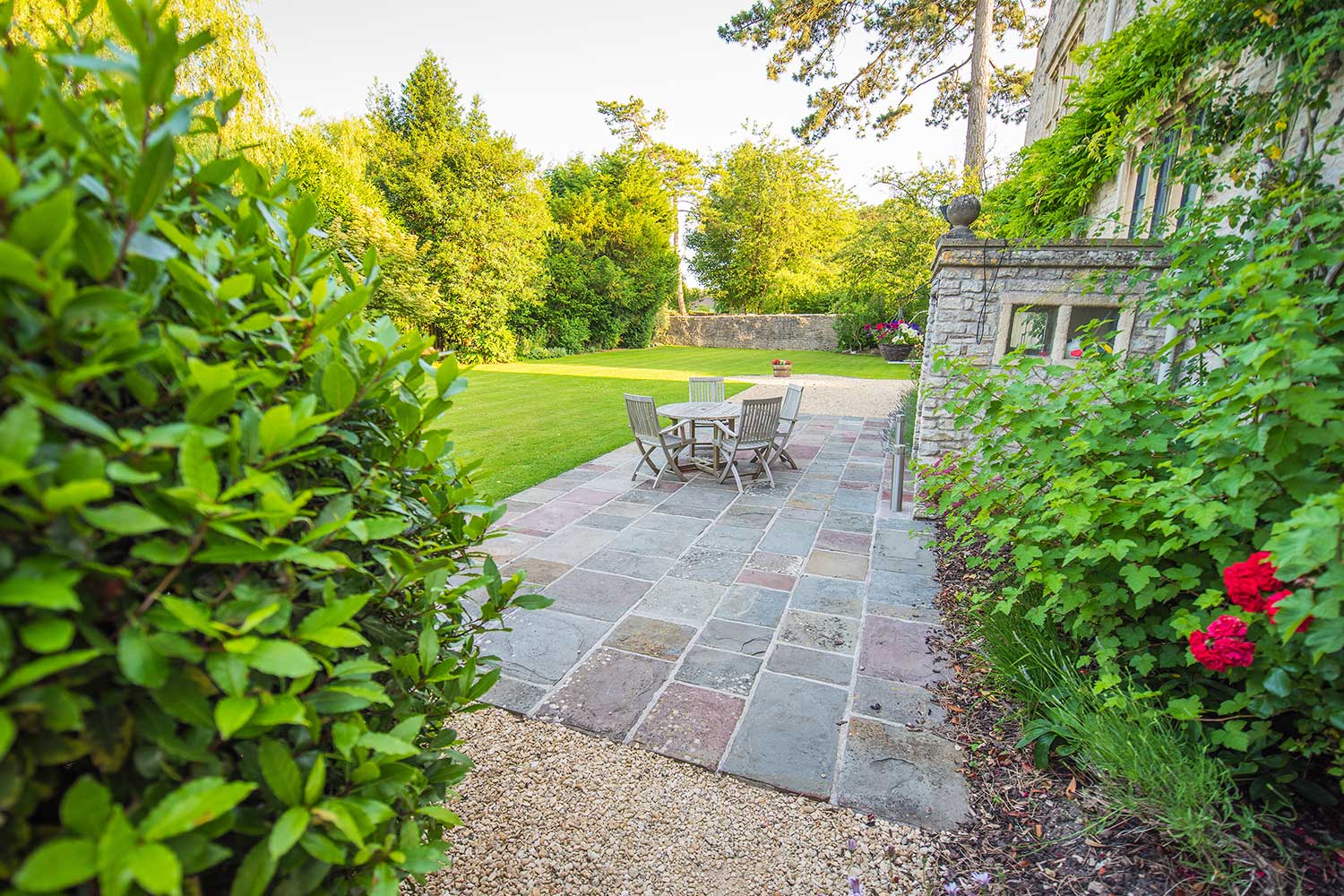 Selby Landscapes | Moat House | seating area Selby Landscapes | Moat House | seating area
